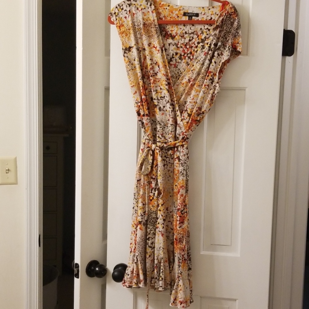 Faux Wrap Dress